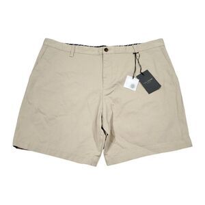 READ Ted Baker London Men's Fordo Chino Shorts Size 40 Tan Beige Cotton Stretch